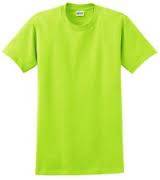 Safety Green T-shirt W/out Pocket